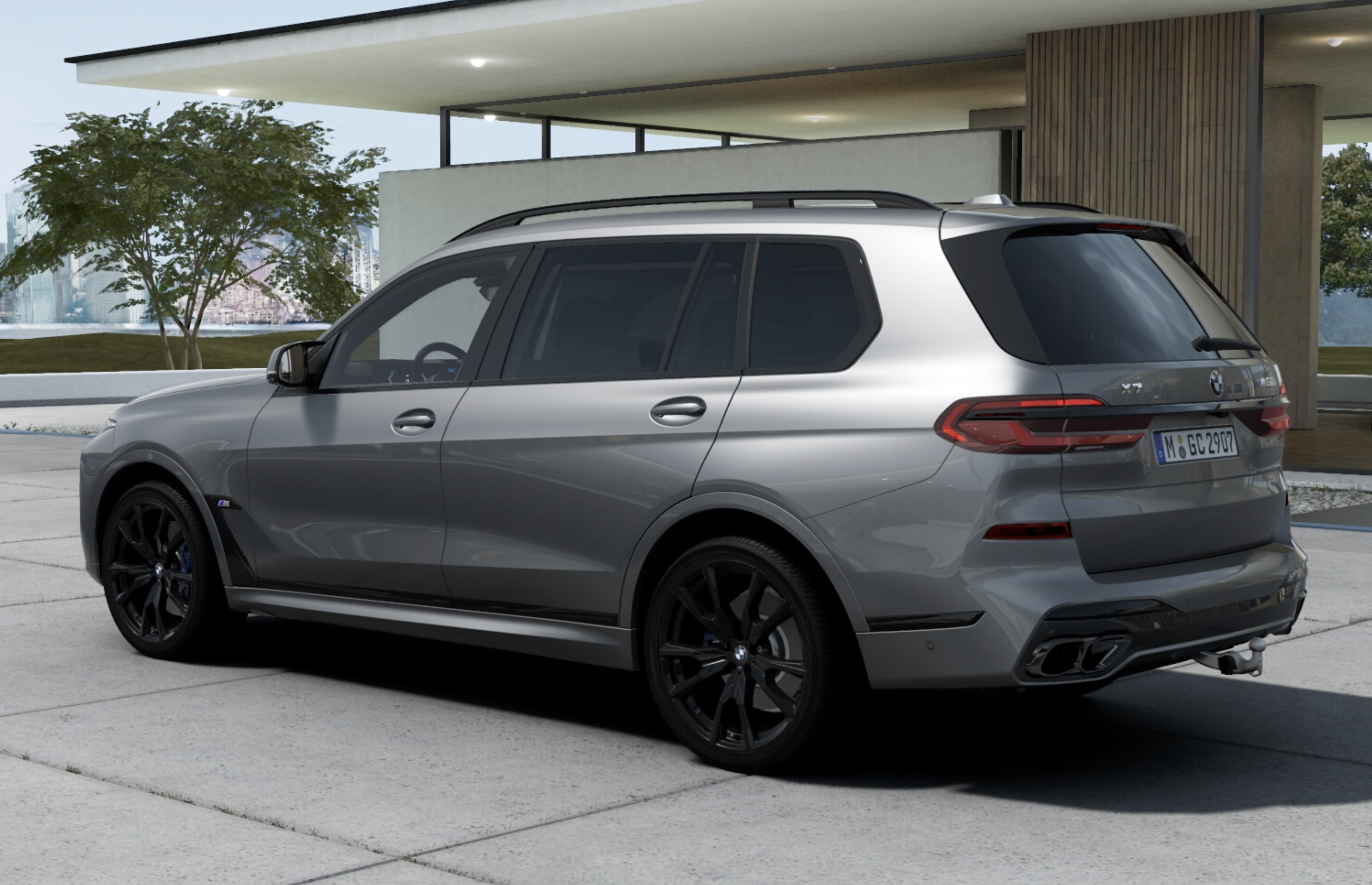 BMW X7 M60i xDrive | facelift | skladem | nové české auto | velké sportovní luxusní SUV | benzín V8 biturbo | šedá Skyscraper | černá kůže | maximální výbava | VIP sleva | ihned k předání | nákup online | AUTOiBUY.com